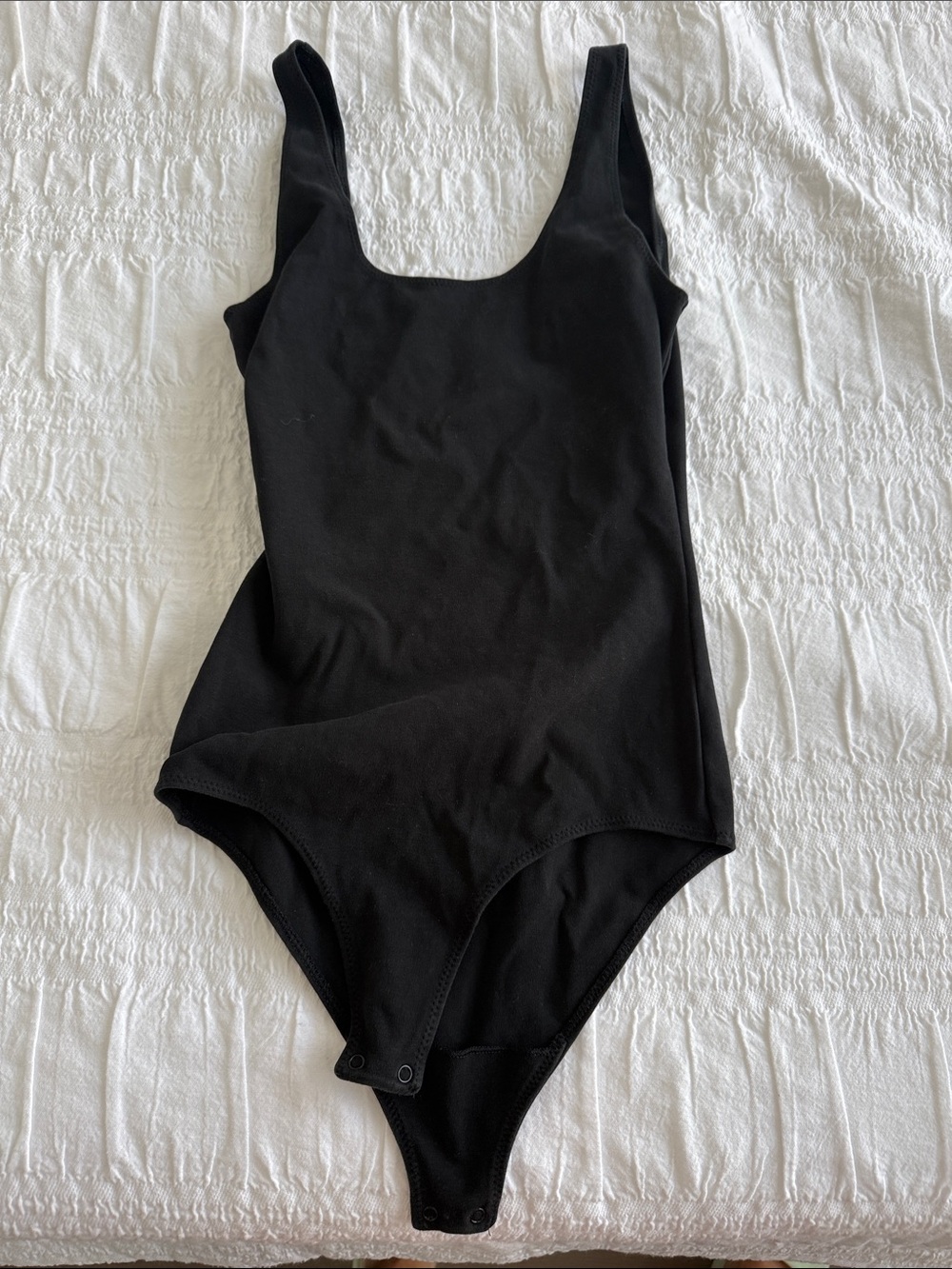 Wilfred Black Scoop Neck Bodysuit